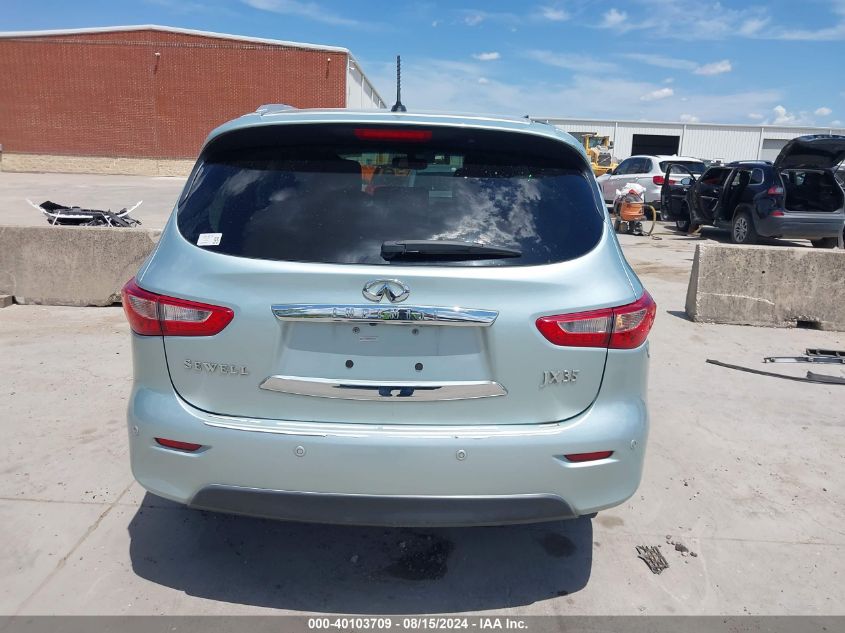 2013 Infiniti Jx35 VIN: 5N1AL0MNXDC353444 Lot: 40103709