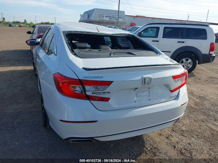 2021 Honda Accord Sport VIN: 1HGCV1F36MA028215 Lot: 40103726