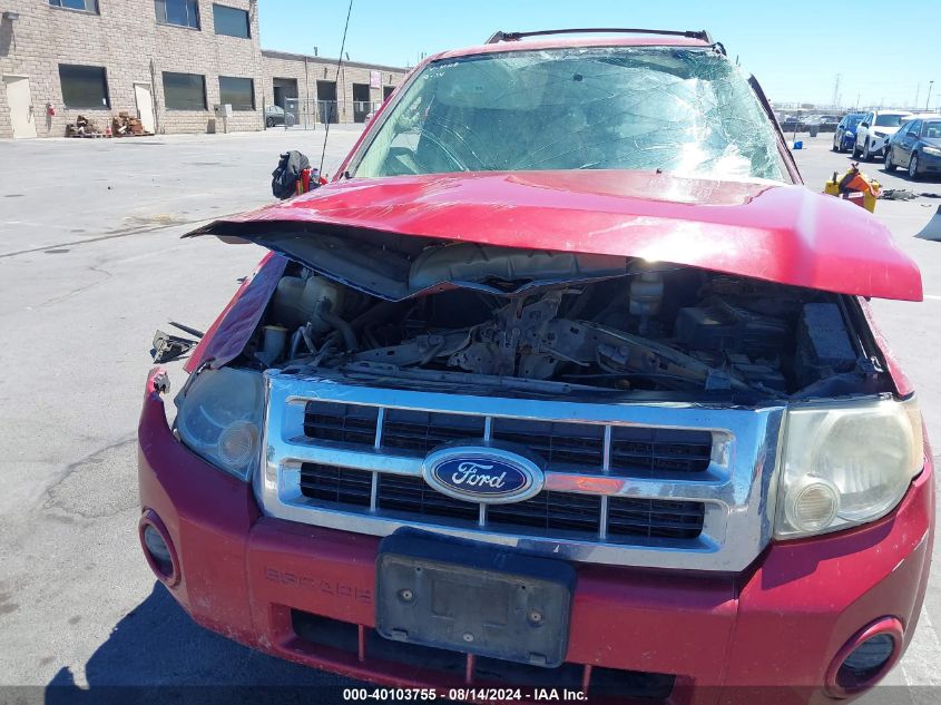 2010 Ford Escape Xls VIN: 1FMCU0C76AKC79496 Lot: 40103755