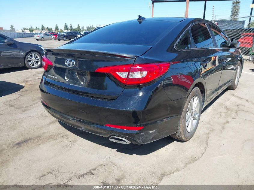 2015 Hyundai Sonata Se VIN: 5NPE24AF9FH173151 Lot: 40103758