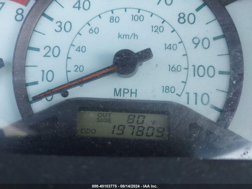 2004 Toyota Corolla Le VIN: JTDBR32E242047176 Lot: 40103775