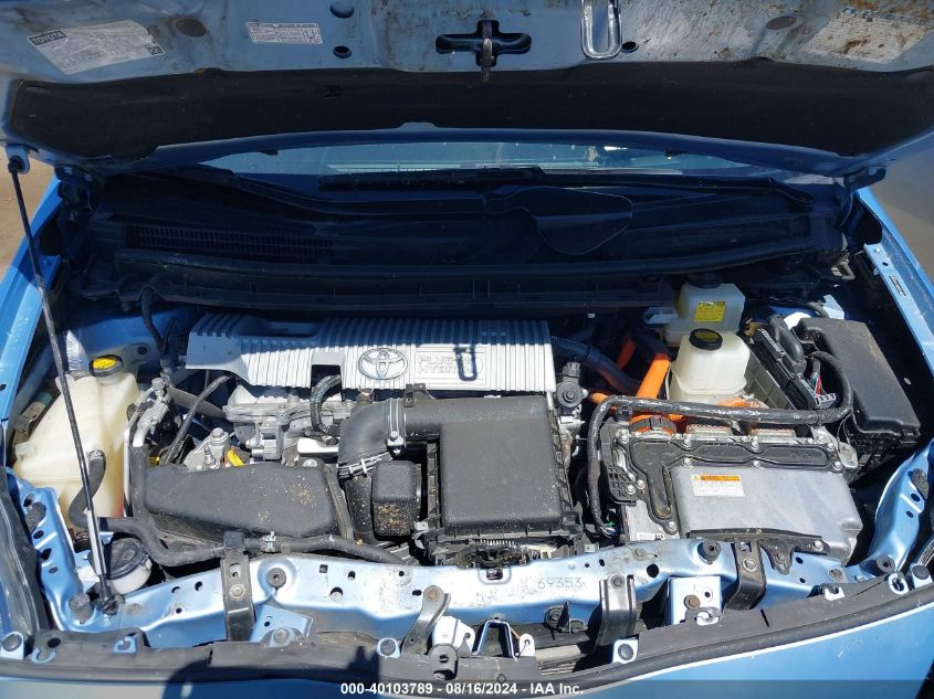 2012 Toyota Prius Plug-In Advanced VIN: JTDKN3DP1C3007383 Lot: 40103789