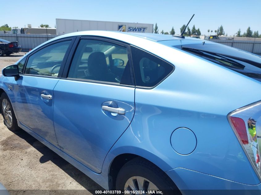 2012 Toyota Prius Plug-In Advanced VIN: JTDKN3DP1C3007383 Lot: 40103789