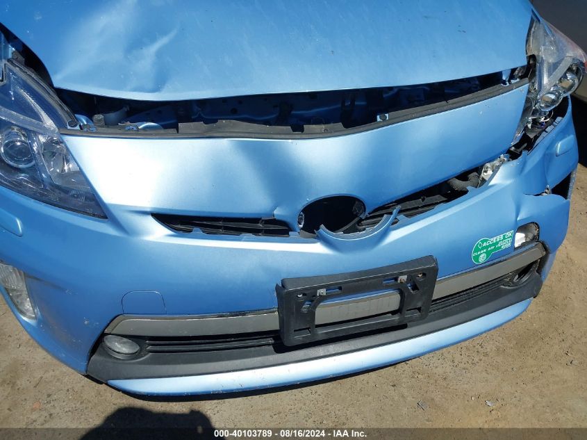 2012 Toyota Prius Plug-In Advanced VIN: JTDKN3DP1C3007383 Lot: 40103789