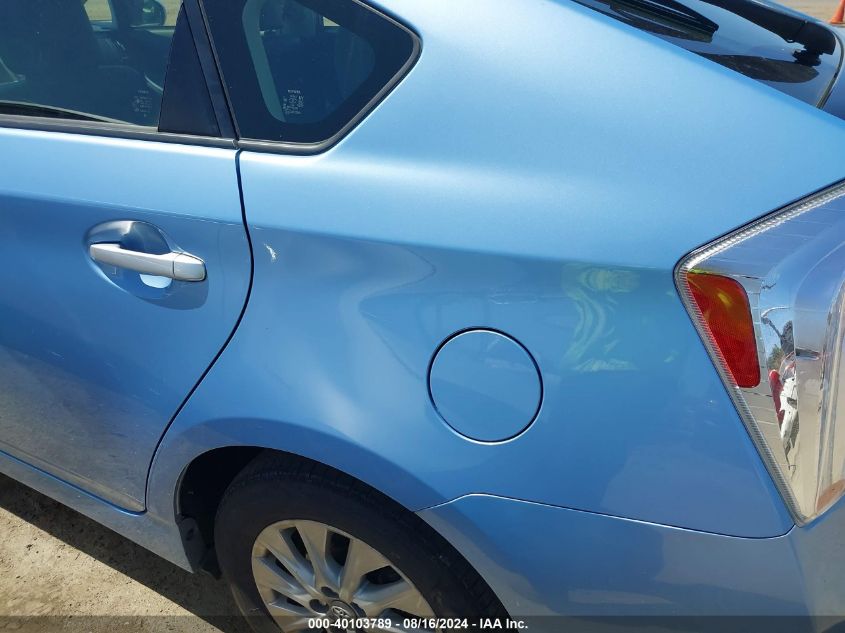 2012 Toyota Prius Plug-In Advanced VIN: JTDKN3DP1C3007383 Lot: 40103789