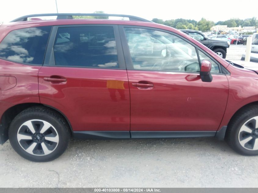 2018 Subaru Forester 2.5I Premium VIN: JF2SJAGC6JH469982 Lot: 40103808