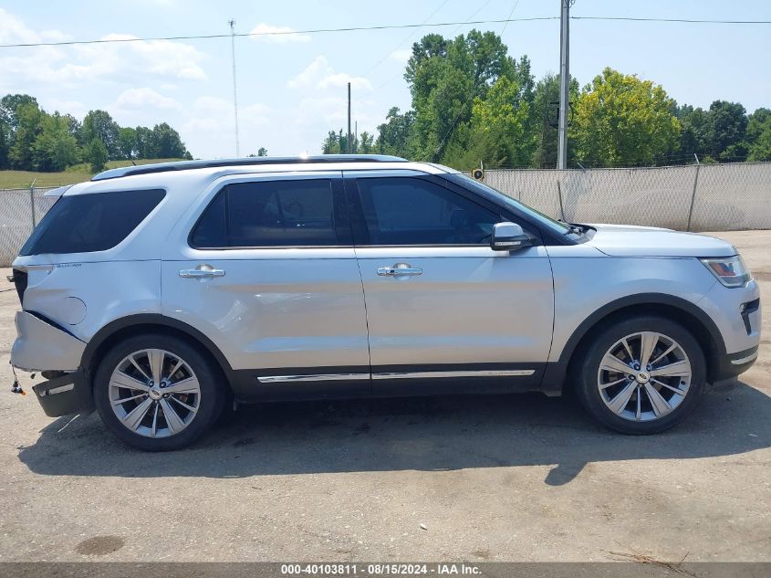 2018 Ford Explorer Limited VIN: 1FM5K7F83JGA27588 Lot: 40103811