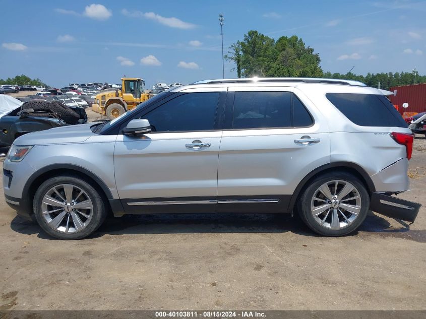 2018 Ford Explorer Limited VIN: 1FM5K7F83JGA27588 Lot: 40103811