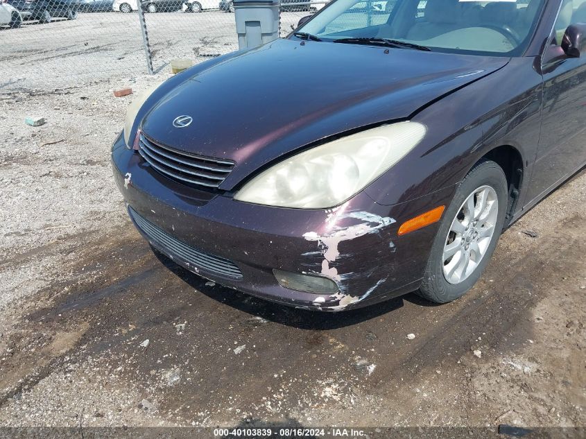 2002 Lexus Es 300 VIN: JTHBF30G220054455 Lot: 40103839
