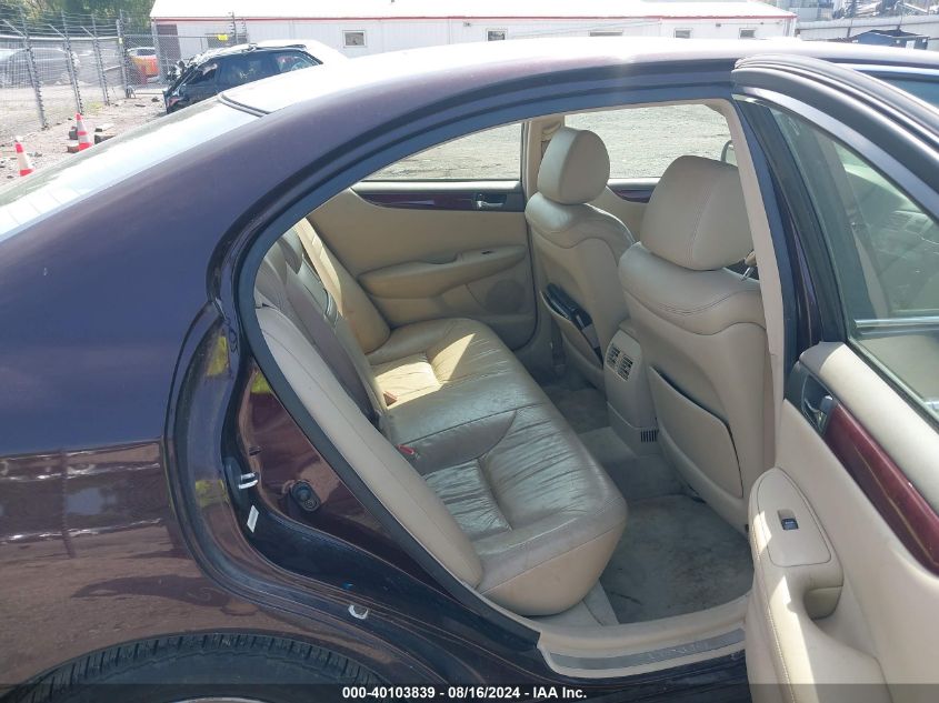 2002 Lexus Es 300 VIN: JTHBF30G220054455 Lot: 40103839