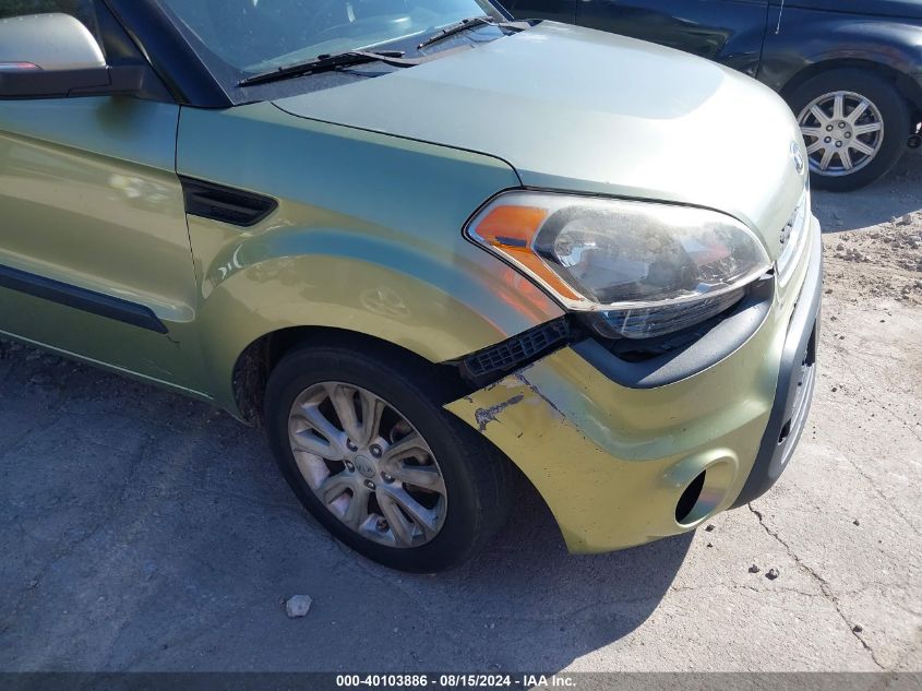 2013 Kia Soul + VIN: KNDJT2A62D7637205 Lot: 40103886