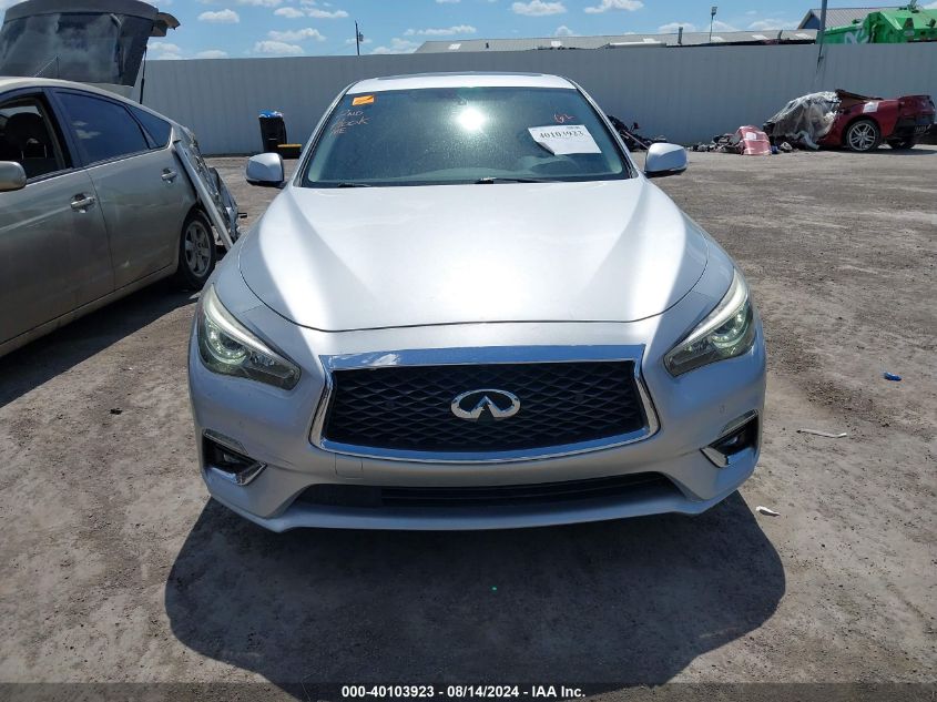 2018 Infiniti Q50 3.0T Luxe VIN: JN1EV7AP5JM350314 Lot: 40103923