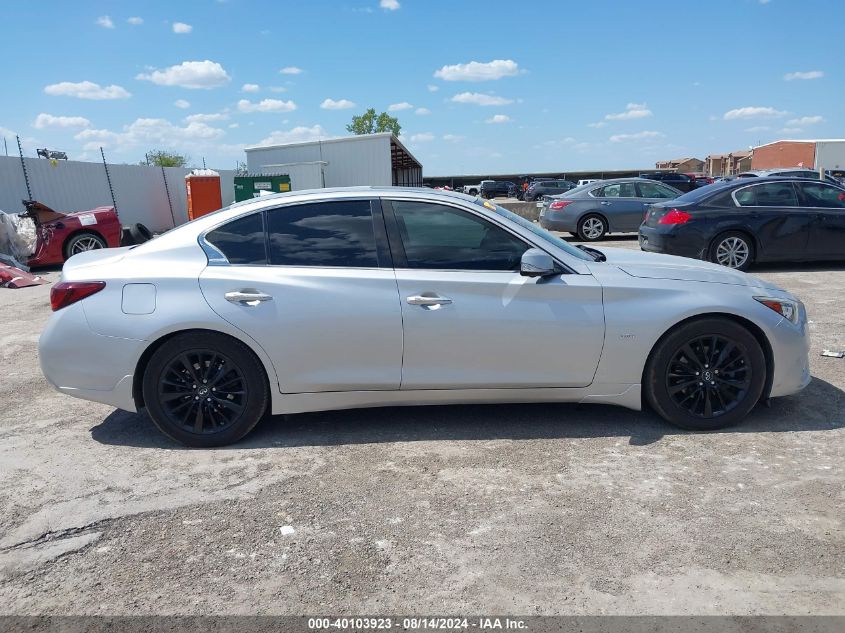 2018 Infiniti Q50 3.0T Luxe VIN: JN1EV7AP5JM350314 Lot: 40103923