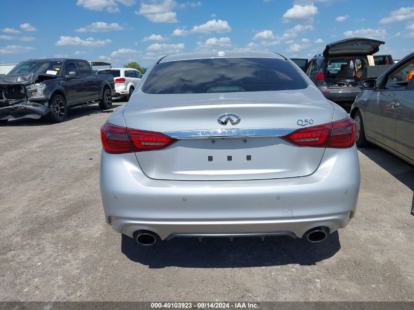 2018 Infiniti Q50 3.0T Luxe VIN: JN1EV7AP5JM350314 Lot: 40103923