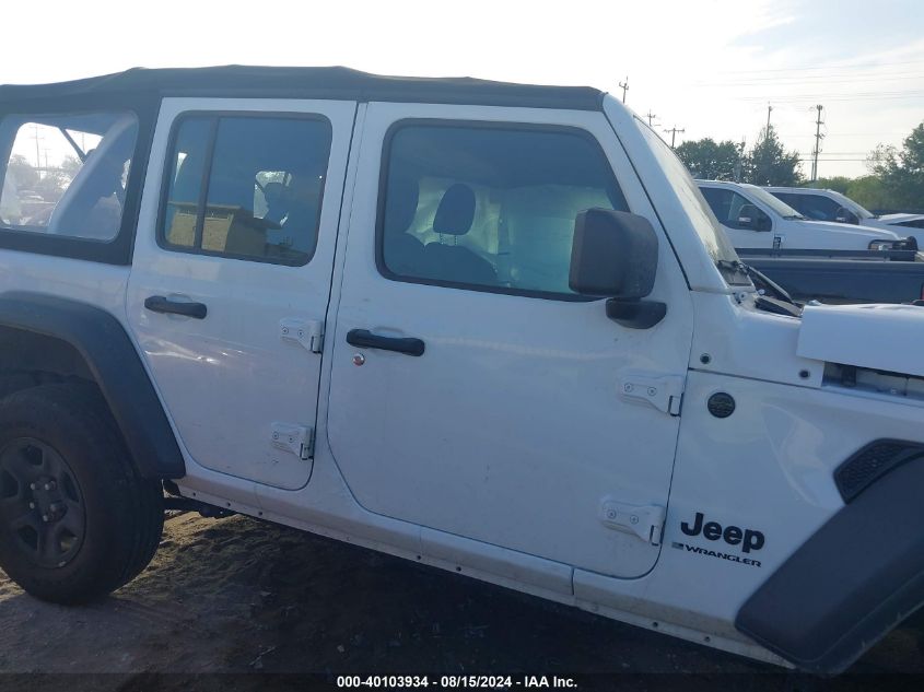 2024 Jeep Wrangler 4-Door Sport 4X4 VIN: 1C4PJXDG9RW308614 Lot: 40103934