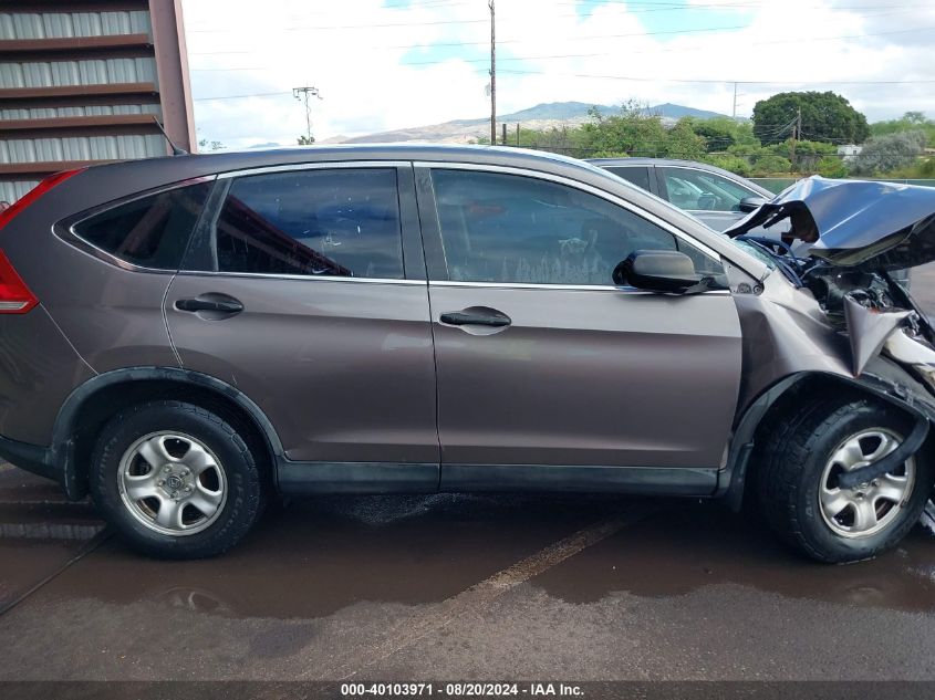 2013 Honda Cr-V Lx VIN: 3CZRM3H30DG705050 Lot: 40103971