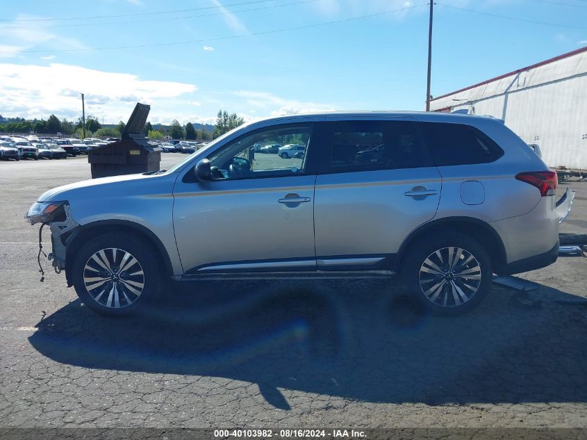 2020 Mitsubishi Outlander Es 2.4 S-Awc VIN: JA4AZ3A36LZ026472 Lot: 40103982