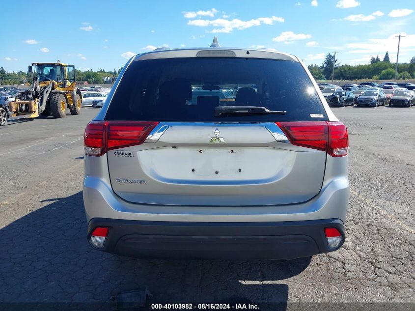 2020 Mitsubishi Outlander Es 2.4 S-Awc VIN: JA4AZ3A36LZ026472 Lot: 40103982