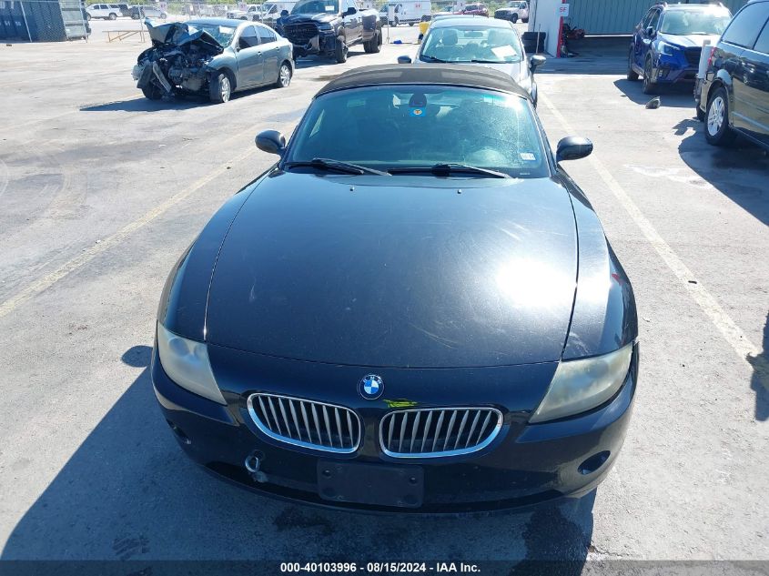 4USBT53555LU11317 2005 BMW Z4 3.0I