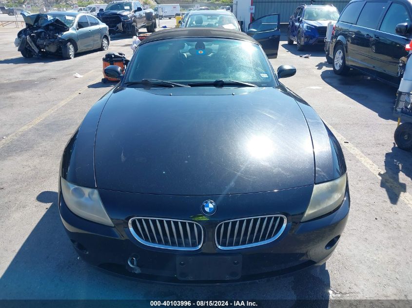 4USBT53555LU11317 2005 BMW Z4 3.0I