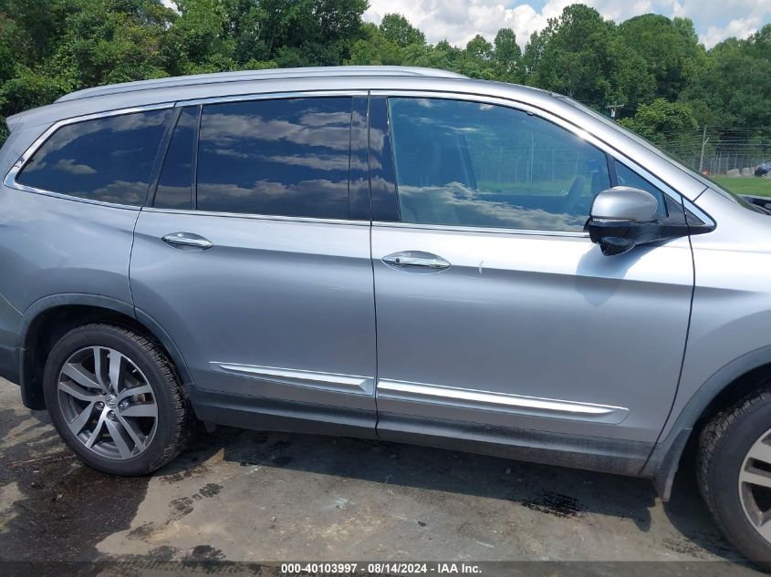 2017 Honda Pilot Touring VIN: 5FNYF6H91HB032055 Lot: 40103997