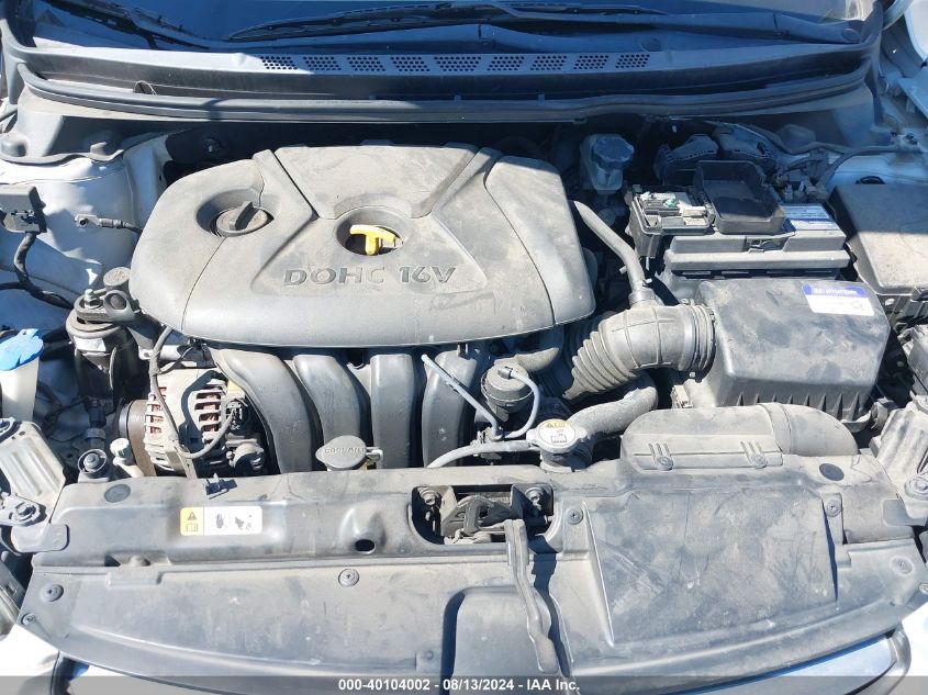 2012 Hyundai Elantra Gls (Ulsan Plant) VIN: KMHDH4AE8CU363313 Lot: 40104002