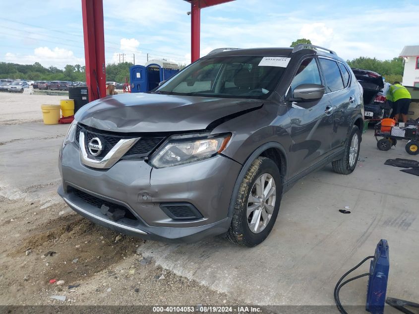 KNMAT2MT7GP687510 2016 NISSAN ROGUE - Image 2