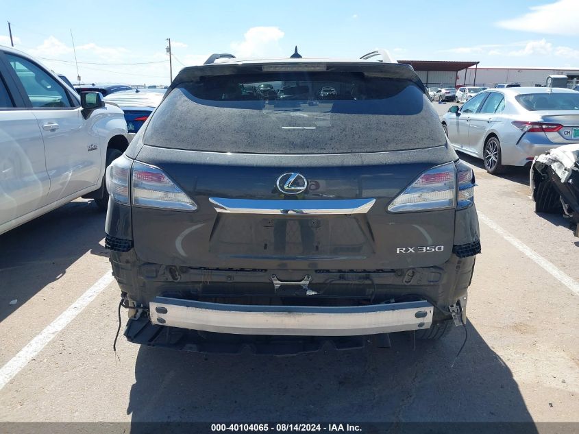 2011 Lexus Rx 350 350 VIN: 2T2BK1BA5BC100730 Lot: 40104065