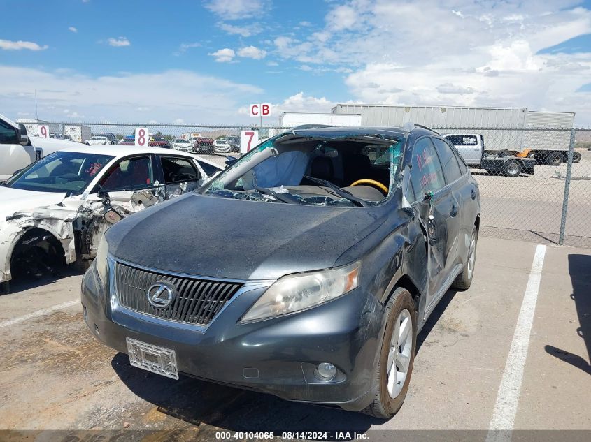 2011 Lexus Rx 350 350 VIN: 2T2BK1BA5BC100730 Lot: 40104065