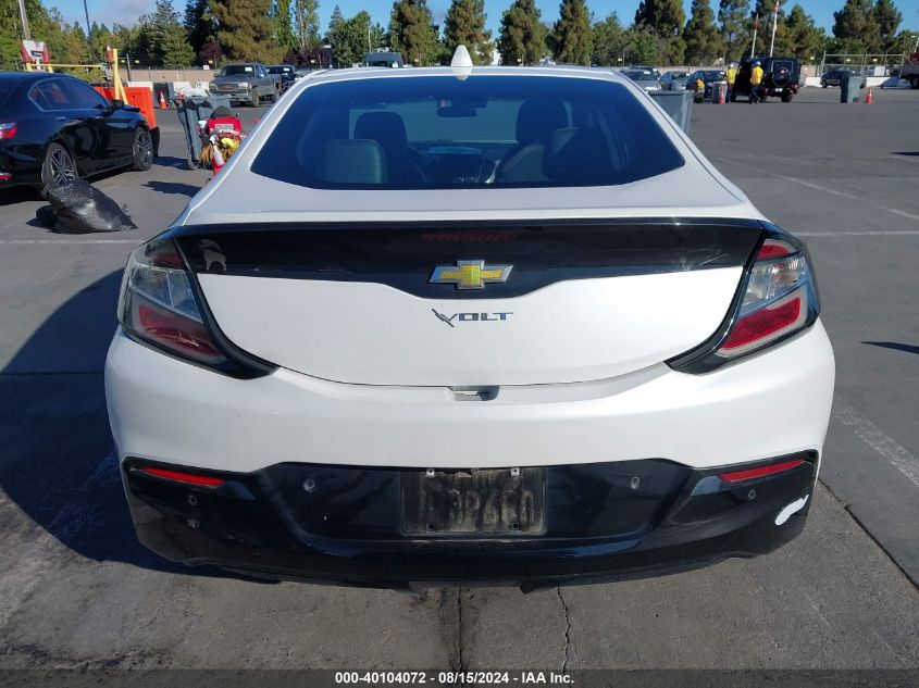 2016 Chevrolet Volt Premier VIN: 1G1RD6S50GU123056 Lot: 40104072