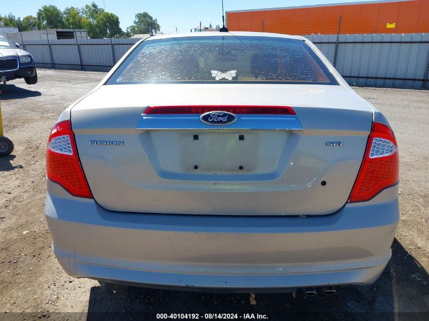 2010 Ford Fusion Sel VIN: 3FAHP0JA9AR430333 Lot: 40104192
