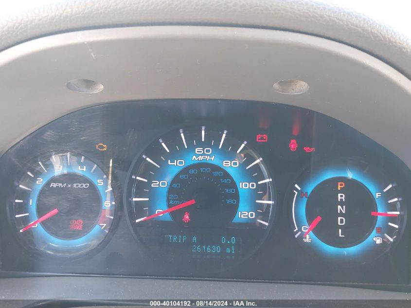 2010 Ford Fusion Sel VIN: 3FAHP0JA9AR430333 Lot: 40104192