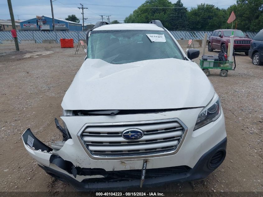 2017 Subaru Outback 2.5I VIN: 4S4BSAAC0H3305232 Lot: 40104223