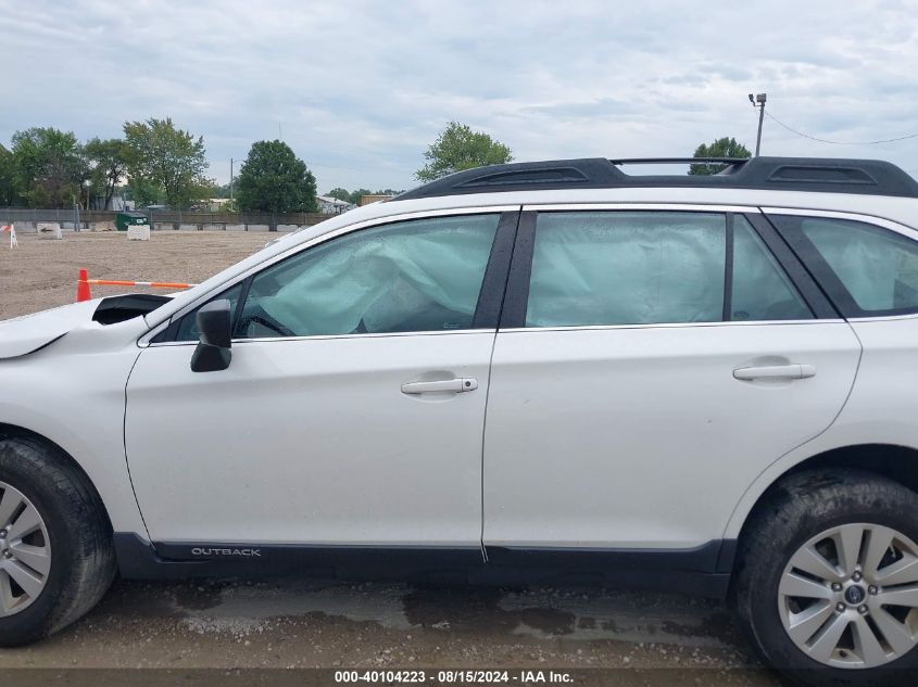 2017 Subaru Outback 2.5I VIN: 4S4BSAAC0H3305232 Lot: 40104223