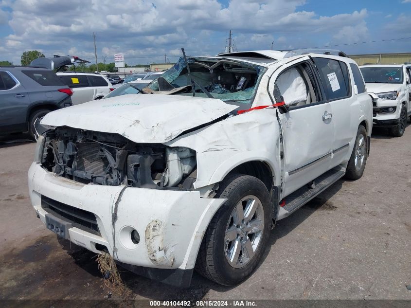 2010 Nissan Armada Platinum VIN: 5N1BA0ND1AN609194 Lot: 40104492