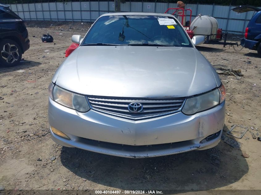 2002 Toyota Camry Solara Se V6 VIN: 2T1CF22P22C597128 Lot: 40104497