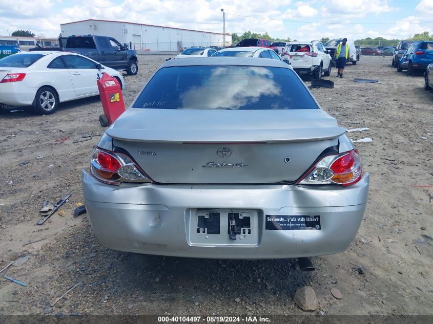 2002 Toyota Camry Solara Se V6 VIN: 2T1CF22P22C597128 Lot: 40104497