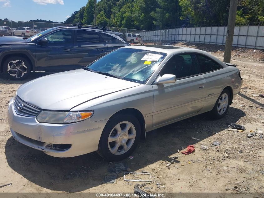 2002 Toyota Camry Solara Se V6 VIN: 2T1CF22P22C597128 Lot: 40104497