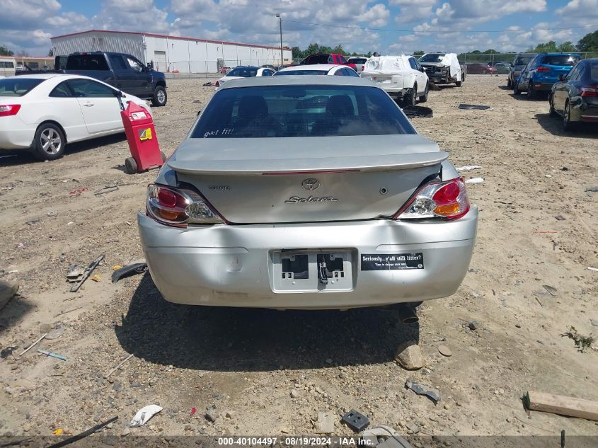 2002 Toyota Camry Solara Se V6 VIN: 2T1CF22P22C597128 Lot: 40104497