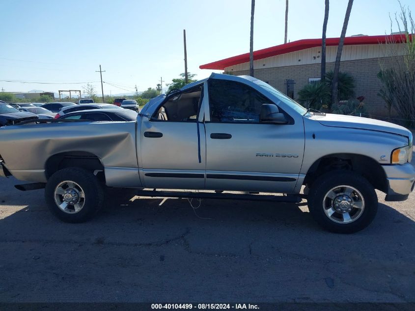 2005 Dodge Ram 2500 Slt/Laramie VIN: 3D7KS28C35G823933 Lot: 40104499