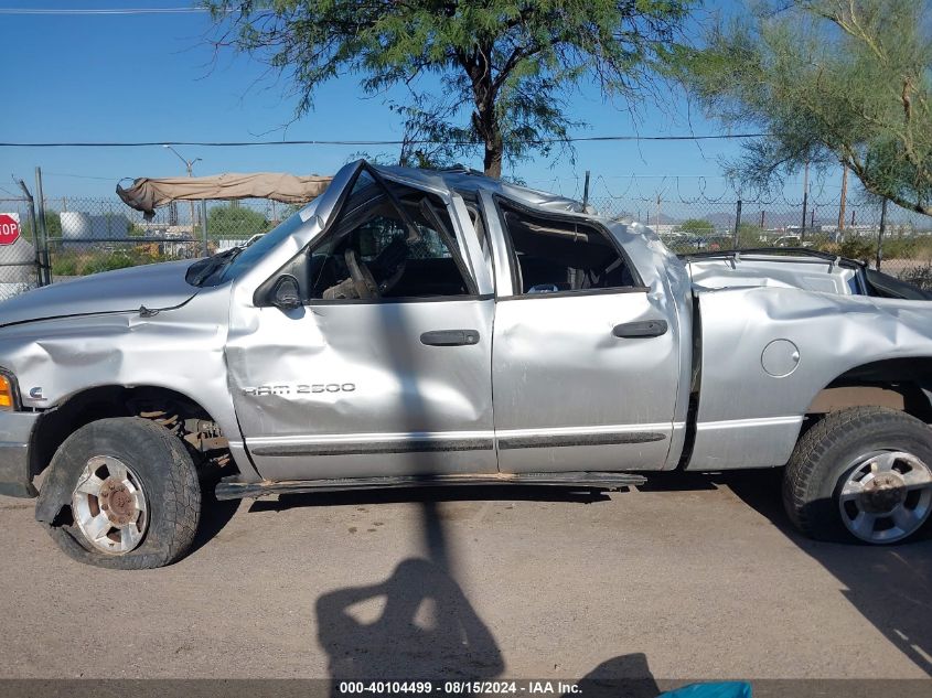 2005 Dodge Ram 2500 Slt/Laramie VIN: 3D7KS28C35G823933 Lot: 40104499