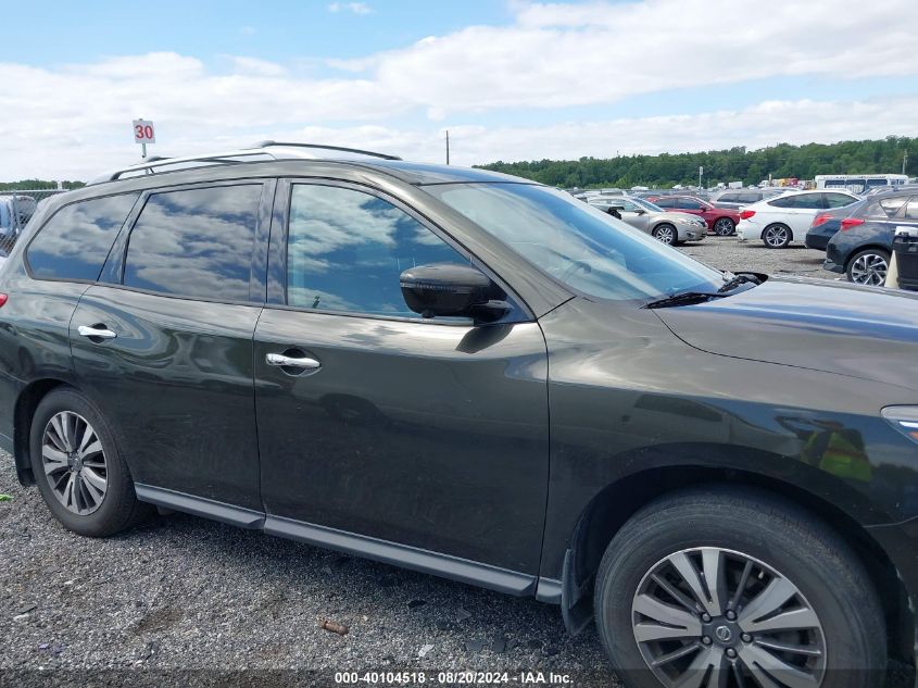 2017 Nissan Pathfinder S/Sv/Sl/Platinum VIN: 5N1DR2MM6HC606330 Lot: 40104518