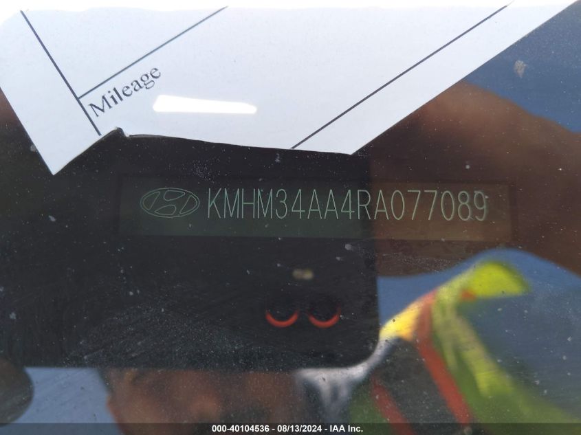 KMHM34AA4RA077089 2024 Hyundai Ioniq 6 Sel