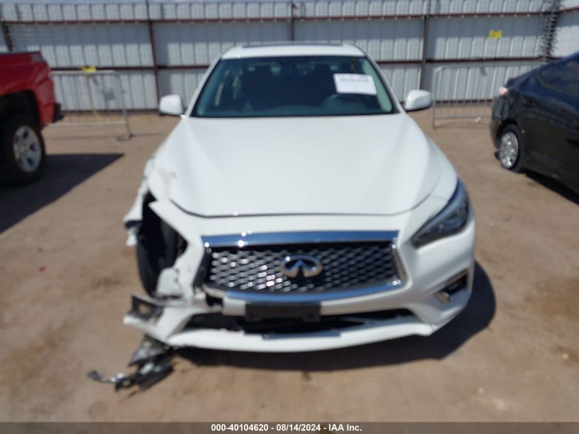 2020 Infiniti Q50 Luxe Awd VIN: JN1EV7AR1LM255849 Lot: 40104620