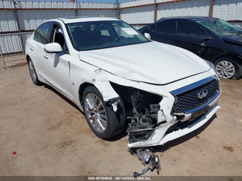 2020 Infiniti Q50 Luxe Awd VIN: JN1EV7AR1LM255849 Lot: 40104620