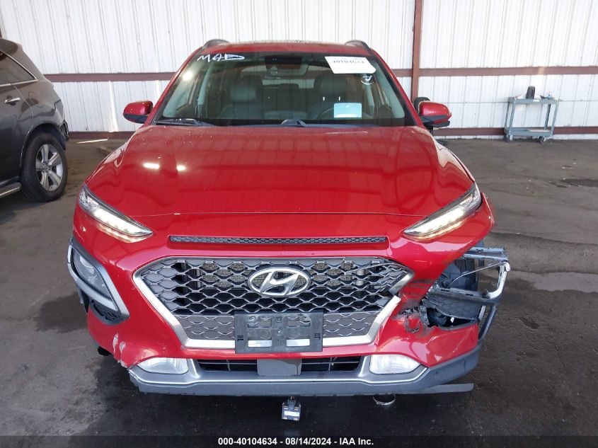 2019 Hyundai Kona Ultimate VIN: KM8K5CA59KU381411 Lot: 40104634