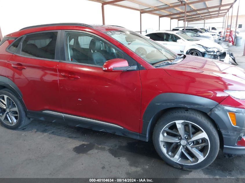 2019 Hyundai Kona Ultimate VIN: KM8K5CA59KU381411 Lot: 40104634