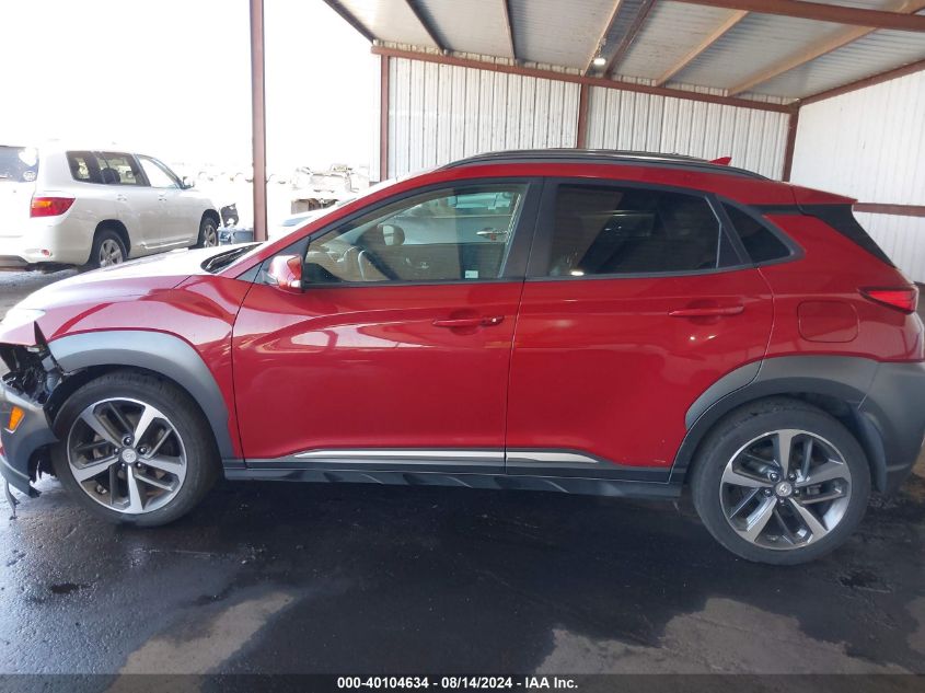 2019 Hyundai Kona Ultimate VIN: KM8K5CA59KU381411 Lot: 40104634