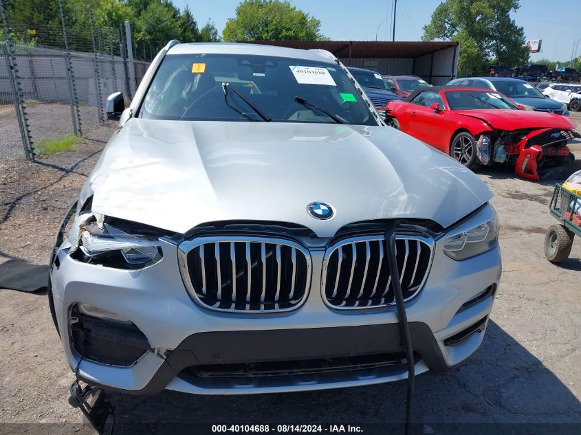 2019 BMW X3 xDrive30I VIN: 5UXTR9C53KLP95981 Lot: 40104688