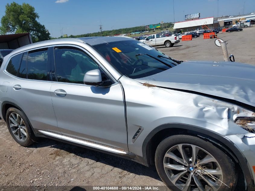 2019 BMW X3 XDRIVE30I - 5UXTR9C53KLP95981